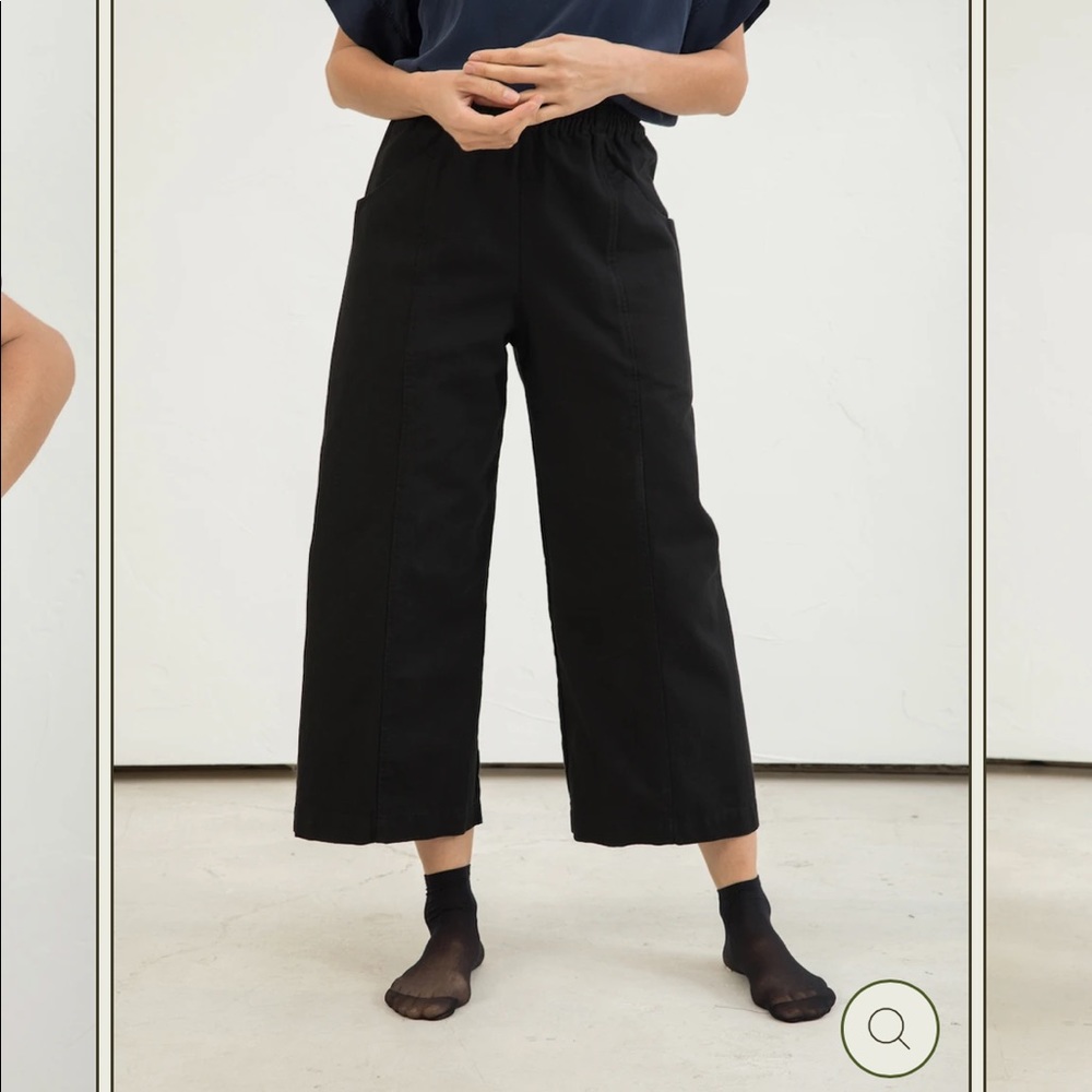 Elizabeth Suzann Black Wide-Leg Pants